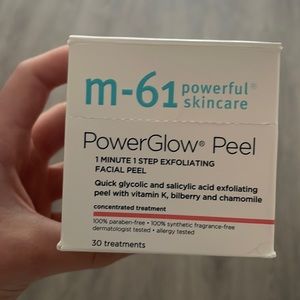 BlueMercury M-61 PowerGlow Peel - 1 minute 1 step exfoliating facial peel